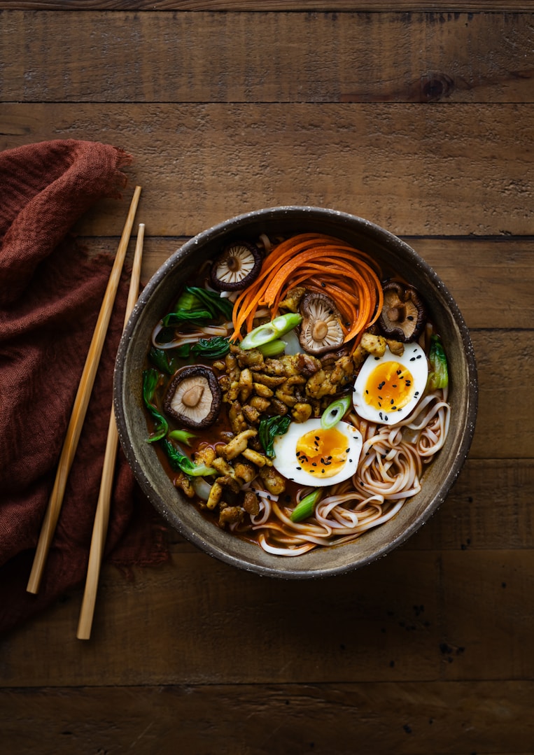 Authentic Japanese ingredients and culinary presentation